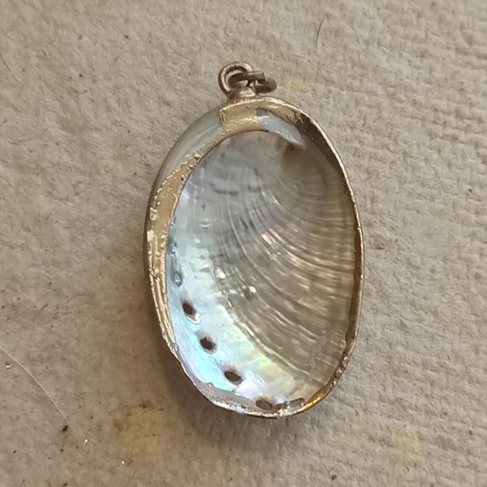 Shell Pendent Dipped In Gold - image 3